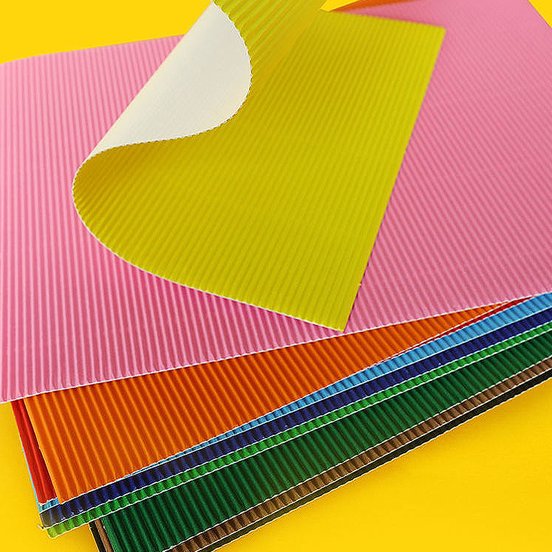 包裝材料（彩色瓦通紙）多色瓦楞紙訂製/批發各種顏色的包裝紙盒紙箱